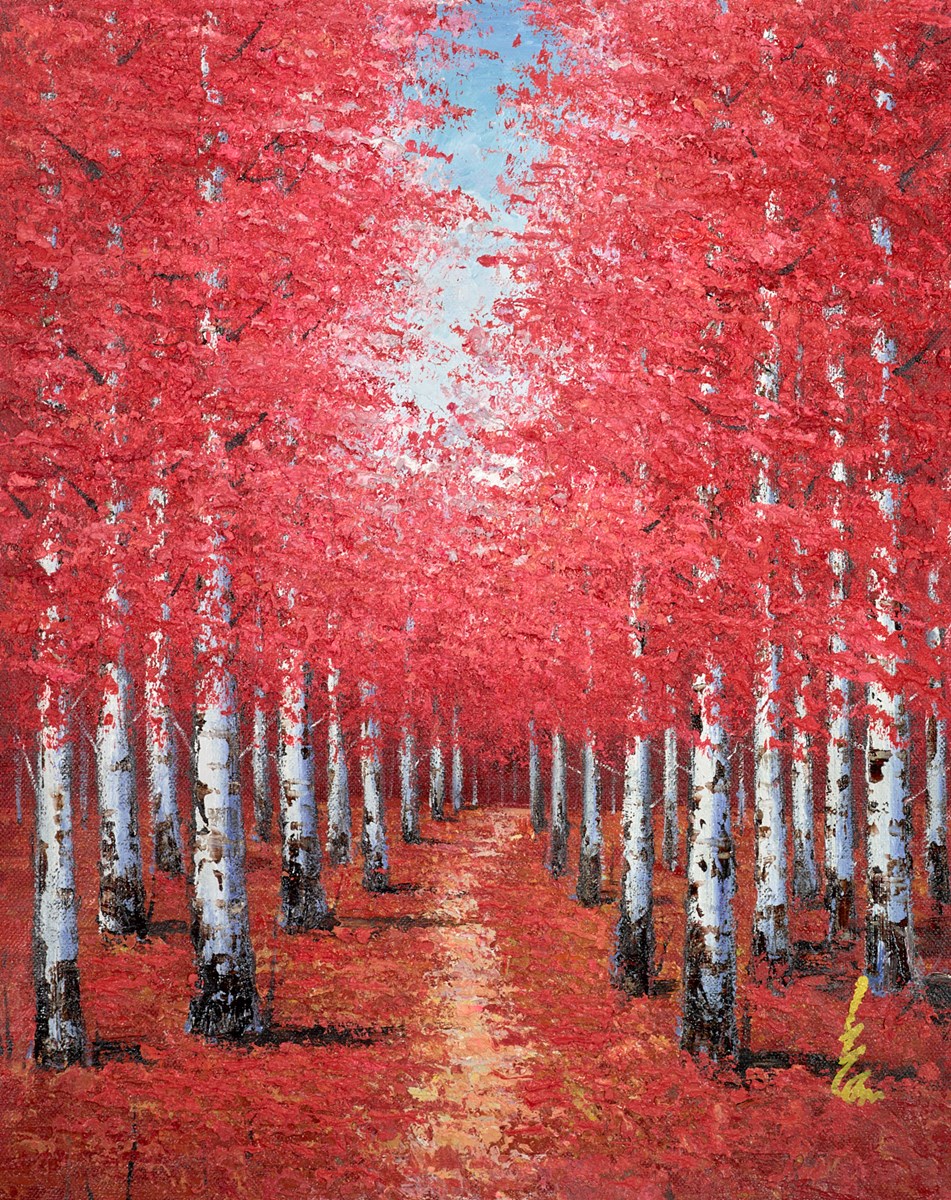 The Red Sea Of Leaves II